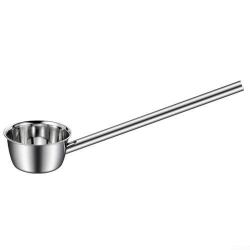 Robuste Edelstahl-Schöpfkelle mit extra langen Griffen, ein zuverlässiges Werkzeug für alle Ihre Kochbedürfnisse (12 cm) von VRTYVEYBB
