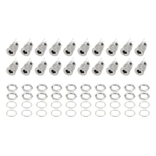 Robuste Gleichstrom-Steckdose, 5 x 2, 1 mm, Ganzmetall-Design für hohe Stromnutzung von VRTYVEYBB