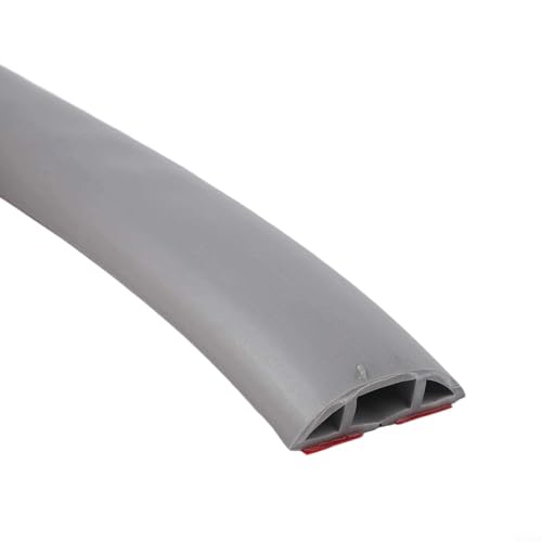 Robuster 1 m Boden-Kabelschutz, hohe Sichtbarkeit, gelbe PVC-Abdeckung für Kabel (D30-grau) von VRTYVEYBB