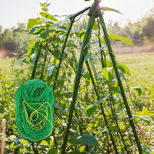 Robustes Nylon-Kletternetz für optimale Unterstützung von Obst und Gemüse im Garten (1,8 x 5 m) von VRTYVEYBB