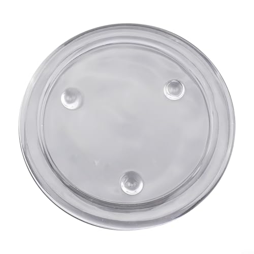 Runde Glas-Kerzenteller-Untersetzer-Halter-Set für dekorative Verwendung und Eleganz zu Hause (S) von VRTYVEYBB