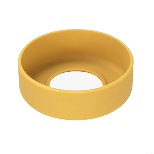 Schutzhülle aus Silikonmaterial, speziell für Wasserflaschen mit 76 x 79 mm Durchmesser (gelb) von VRTYVEYBB