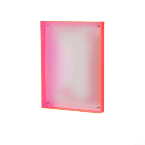 Schwebender Acrylrahmen, ideal zum Präsentieren von Fotos, Kerzen oder kleinen dekorativen Gegenständen (rot) von VRTYVEYBB