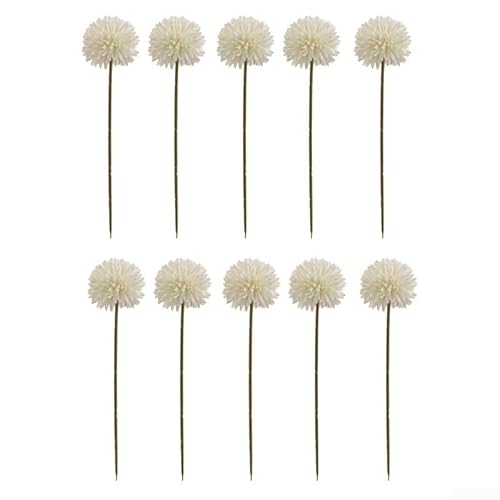 Seiden-Chrysanthemen, 32 cm, dekorative Blumen für Zuhause, Tisch und Regal, Weiß, 12 Stück Seiden-Chrysanthemen, 32 cm, dekorative Blumen für Zuhause, Tisch und Regal, Weiß, 12 Stück von VRTYVEYBB