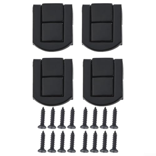 Set mit 4 Vintage-Eisen-Kippschlössern für Schmuckkästen, Holzkisten und für Koffer-Ersatzteile Set mit 4 Vintage-Eisen-Kippschlössern für Schmuckkästen, Holzkisten und für Koffer-Ersatzteile von VRTYVEYBB