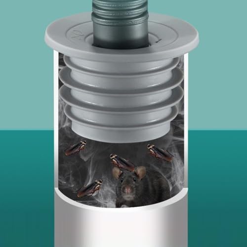 Silikon-Rohrdichtung mit Deo-Funktion für Waschmaschinen- und Waschbeckenabläufe, geeignet für verschiedene Abflussrohre mit auslaufsicherem Design (L) von VRTYVEYBB