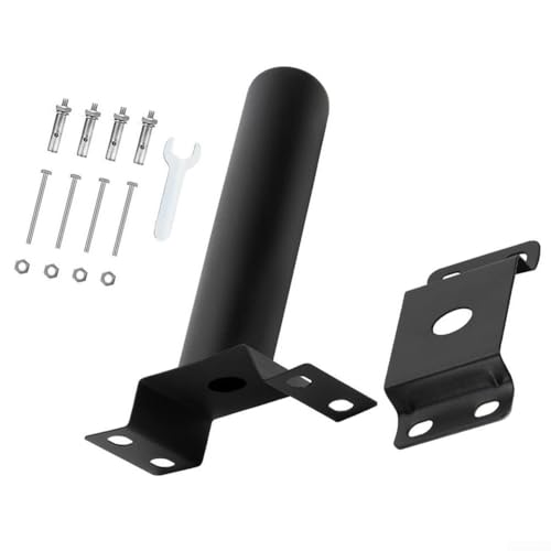 Stabile Solar-Straßenlaterne Montagestange Verlängerungshalterung kompatibel mit verschiedenen Außenbeleuchtung einschließlich Flutlichtern und Antennenstützen von VRTYVEYBB