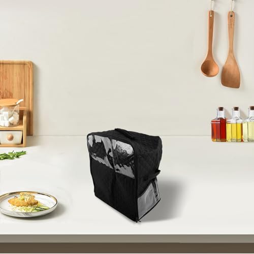 Staubschutz für KitchenAid Standmixer, mit gestepptem wasserabweisendem Nylongewebe und mehreren Taschen für Mixer-Aufsätze, passend für 6 Quart Modelle von VRTYVEYBB
