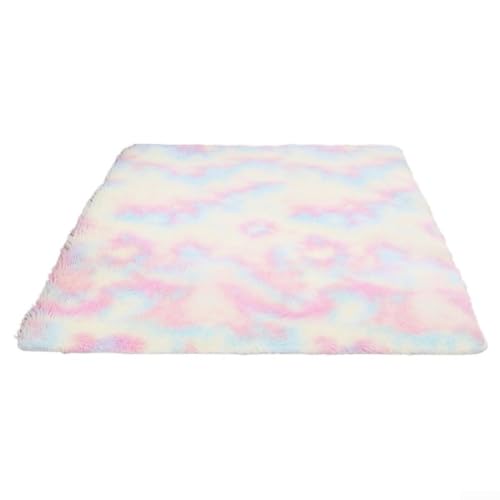 Stilvoller Batik-Teppich für Kinderzimmer und Flur, bequemes Polyester mit maschinenwaschbarem Design (Farbe) von VRTYVEYBB