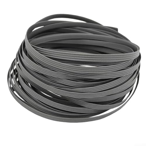 Synthetisches Rattan-Reparatur-Set für Gartenmöbel, 3,6 m, einfach zu verwendendes Material für Bastelprojekte (grau) von VRTYVEYBB