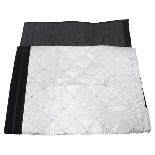 Tragbare Klimaanlagen-Schlauchabdeckung für 12,7 cm Auspuffrohre, mit Aluminiumfolie und Stoffschichten zur Temperaturregelung (Silber) von VRTYVEYBB