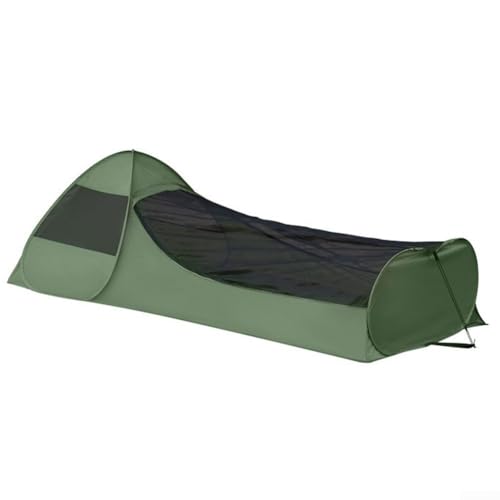 Up Automatik Schlafsack Zelt für Wandern und Camping mit Insektenschutz (Grün) von VRTYVEYBB