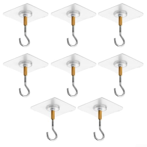 VRTYVEYBB 8-teiliges Hakenset zum Aufhängen von kleinen Pflanzen, Laternen und Schmuck ohne Bohren VRTYVEYBB 8-teiliges Hakenset zum Aufhängen von kleinen Pflanzen, Laternen und Schmuck ohne Bohren von VRTYVEYBB