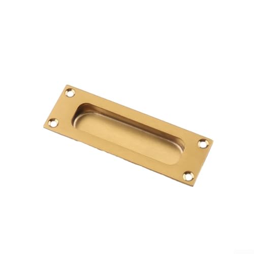 VRTYVEYBB Edelstahl-Zuggriffe für eingelassene Schiebetüren, moderner Look mit komfortablem Griff (Gold) von VRTYVEYBB
