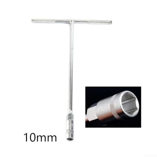 VRTYVEYBB Vielfältige Anwendungsmöglichkeiten, tiefer Stahl, T-Typ-Steckschlüssel für Maschinenwartung (10 mm) von VRTYVEYBB