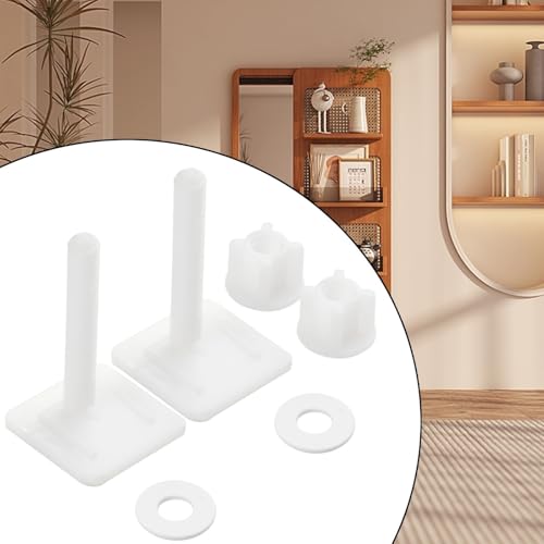 WC-Scharnierbolzen Ersatzschrauben Befestigungsset mit Gummikomponenten, entworfen für WC-Sitz-Reparatur und sichere Montage (B) von VRTYVEYBB