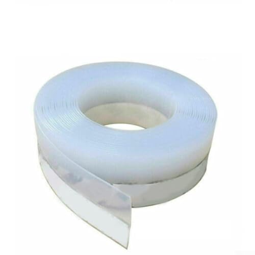 Wasserabweisendes Silikon-Türband, Zugluftstopper, Wetterdichtungsstreifen für Türen zu Hause und im Büro (45 mm x 5 m) von VRTYVEYBB