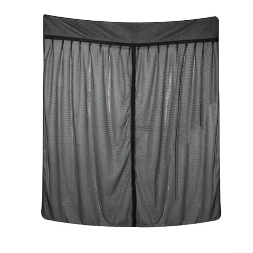 Wohnmobil-Türvorhang mit kleinem Netz, sorgt für Luftzirkulation und schützt gleichzeitig vor Sonnenlicht auf Campingplätzen, (B 133 x H 180 cm) von VRTYVEYBB