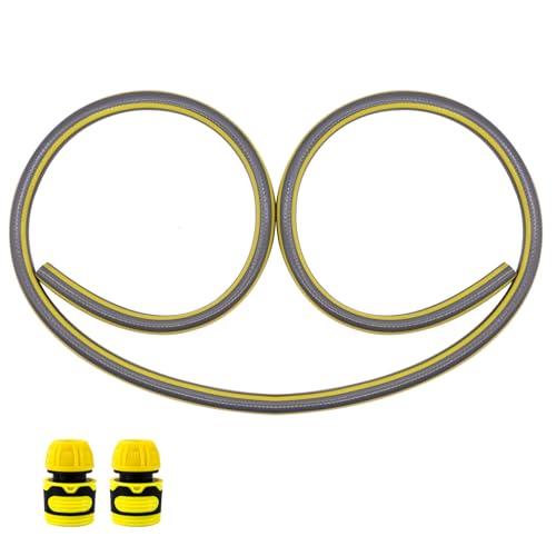 Kurzer Schlauch, 1,27 cm Gartenschlauchverbinder-Set, knickfrei, verstärkt, verdickt, synthetischer Gummi, Gartenschlauchrohre für Wasserhahn auf Schlauchtrommel (Schlauch, 3 m) von VReder