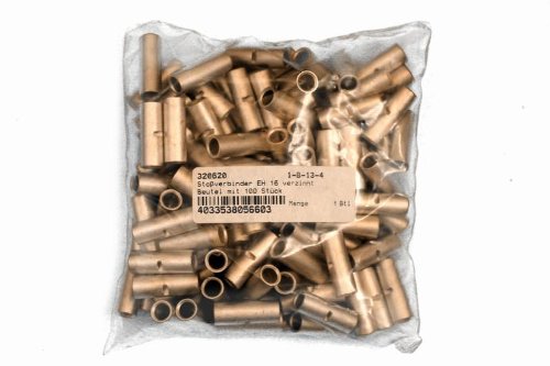 VS-ELECTRONIC - 320620 Stoßverbinder EH, 16, Beutel, Verzinnt (100-er pack) 329620 von VS Electronic