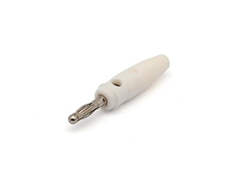 VS-ELECTRONIC - 411005 Bananenstecker, 4 mm, Weiß CM19W von VS-ELECTRONIC