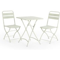 Vs Venta-stock - Garten-Bistro-Set Perla 3-teiliges grün, Tisch und 2 Stühle Vs Venta-stock - Garten-Bistro-Set Perla 3-teiliges grün, Tisch und 2 Stühle von VS VENTA-STOCK