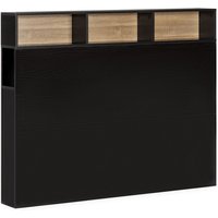 Zeus Bettkopfteil 145 cm mit schwarzem Stauraum, 2 Türen 9 Löcher Zeus Bettkopfteil 145 cm mit schwarzem Stauraum, 2 Türen 9 Löcher von VS VENTA-STOCK