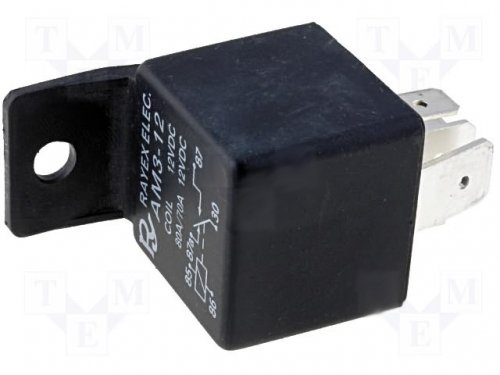 12V KFZ Relais mit Wechslerkontakt 80A/60A Lastrelais von VS