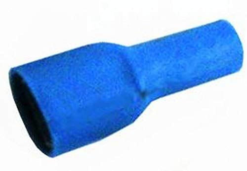 Flachsteckhülse 6,3mm Vollisoliert Blau bis max 2,5mm² 10 Stück von VS