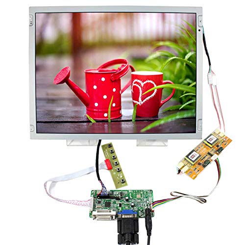 VSDISPLAY DVI VGA LCD Controller Board + 38,1 cm (15 Zoll) 1024 x 768 4CCFL 20-Pin IPS LCD Bildschirm von VSDISPLAY
