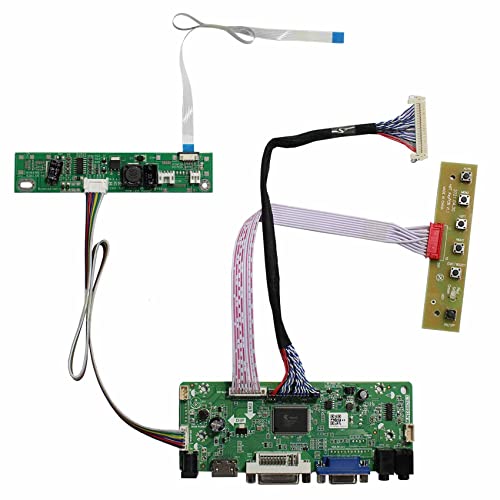 VSDISPLAY DVI VGA Audio LCD Controller Board für 21,5" 23" LM215WF4-TLE8 LM230WF5-TLD1 LC230EUE-TDA1 1920x1080 30Pin LCD Panel von VSDISPLAY