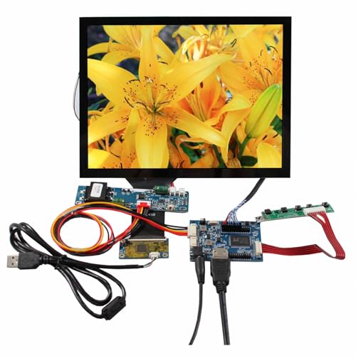 VSDISPLAY 10,4 Zoll 1024 x 768 4:3 1300 nit kapazitiver IPS-LCD-Touchscreen und Audio-LVDs Controller-Platine von VSDISPLAY