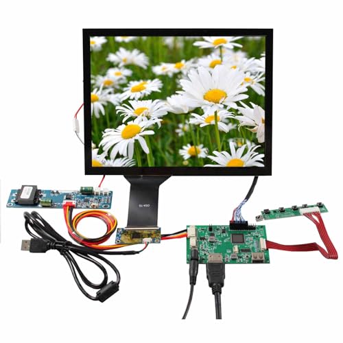 VSDISPLAY 10,4 Zoll 1024 x 768 4:3 1300 nit kapazitiver IPS-LCD-Touchscreen und USB-LVDs Controller-Platine von VSDISPLAY