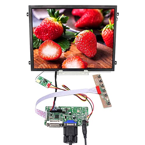 VSDISPLAY 10,4 Zoll VS104T-003A 500nit 1024x768 LCD Display 30 Pin LVDs und DVI VGA LCD Controller Board von VSDISPLAY