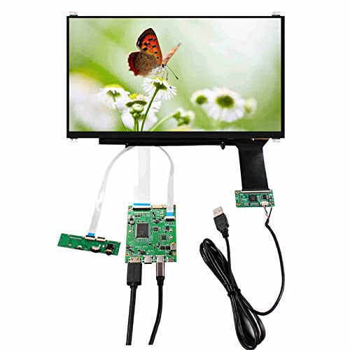 VSDISPLAY 33,8 cm (13,3 Zoll) N133HSE 1920 x 1080 IPS kapazitiver Touchscreen und USB C USB C LCD Controller Board von VSDISPLAY