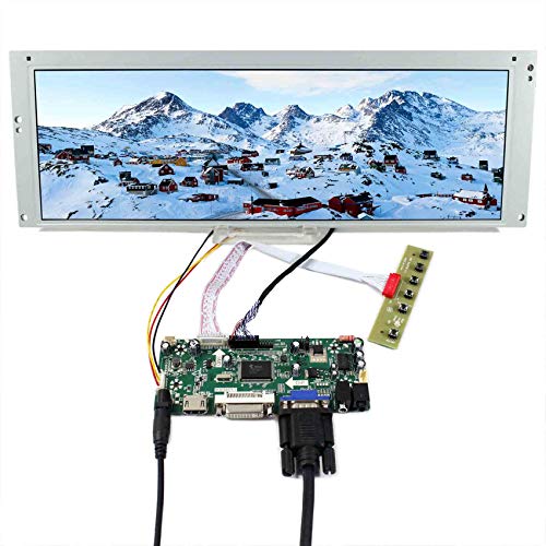 VSDISPLAY 14.9" 14.9 inch 1280X390 LCD Screen LTA149B780F with HD-MI DVI VGA Audio LCD Controller Board M.NT68676, fit for Arcade Machines/DIY displays/Car Monitor/Digital Marquee/Gauge Cluster von VSDISPLAY