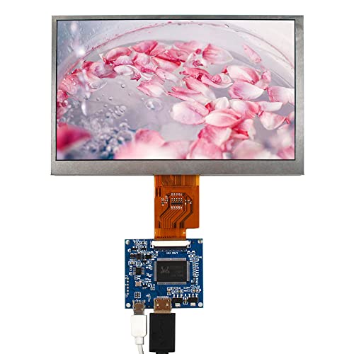 VSDISPLAY 17,8 cm (7 Zoll) AT070TNA2 1024x600 TN LCD-Bildschirm 40pin und LCD Controller Board VS-TY2660V1-853 von VSDISPLAY