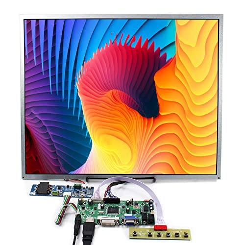 VSDISPLAY 17 Zoll (43,2 cm) M170ETN01.1 1280 x 1024 1000 nit IPS-LCD-Bildschirm und Audio-LVDs-Controllerplatine, für Gaming-Festzelt-Monitor von VSDISPLAY