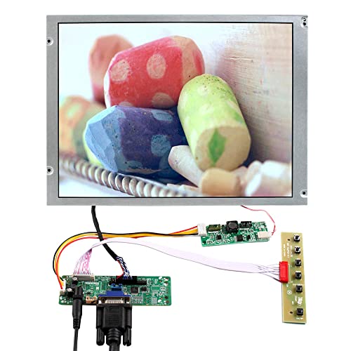 VSDISPLAY 30,7 cm (12 Zoll) 1024 x 768 4:3 650nit Wandmontage IPS LCD Bildschirm und VGA 20pin WLED LVDs Controller Board von VSDISPLAY