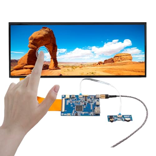 VSDISPLAY 12,3 Zoll 1920 x 720 IPS Wide LCD Touchscreen und USB C LVDs Controller Board 70pin von VSDISPLAY