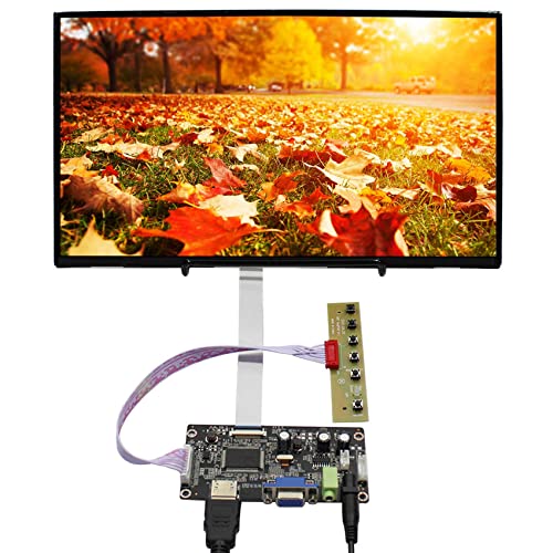 VSDISPLAY 33,8 cm (13,3 Zoll) 1920 x 1080 IPS LCD-Bildschirm VS133GF-B001 mit HD-MI VGA Controller Board Kit von VSDISPLAY