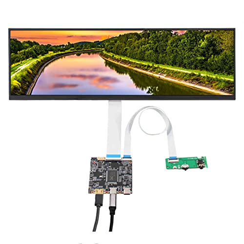 VSDISPLAY 36,8 cm (14,5 Zoll) 2560 x 720 2K 350nit IPS LCD Bildschirm und USB USB C Controller Board von VSDISPLAY