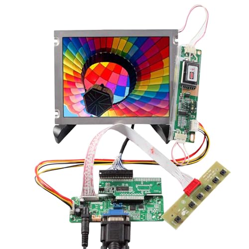 VSDISPLAY 6,5 Zoll 640x480 T-51750GD065J-FW TFT 31 Pins 2CCFL LCD-Bildschirm und VGA Controller Board RT2270-806 von VSDISPLAY