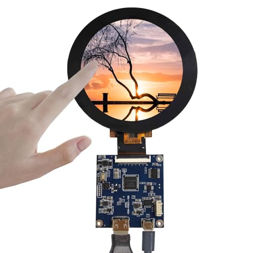 VSDISPLAY 7,1 cm (2,8 Zoll) 480 x 480 IPS 68676330 nit Kreis LCD Touchscreen und 40 Pins Controllerplatine von VSDISPLAY