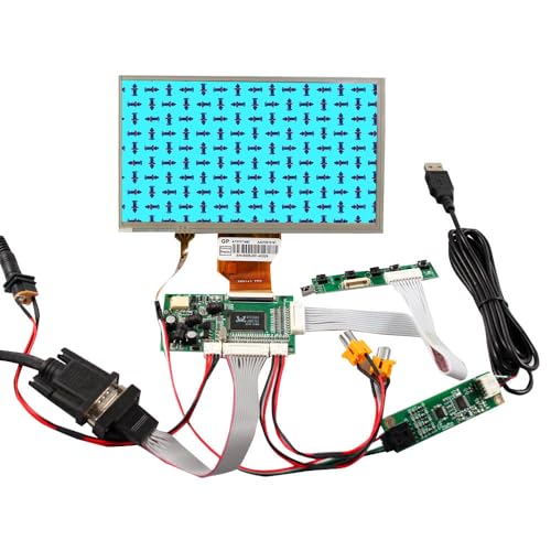 VSDISPLAY 7 Zoll AT070TN90 800X480 TTL Resisitive Touch Sensor Panel LCD Bildschirm und VGA 2AV Controller Board 50pins VS-TY50-V1 von VSDISPLAY