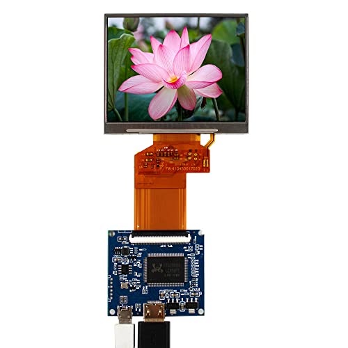 VSDISPLAY 8,9 cm (3,5 Zoll) LQ035NC111 320 x 240 TFT LCD Bildschirm und LCD Controller Board von VSDISPLAY