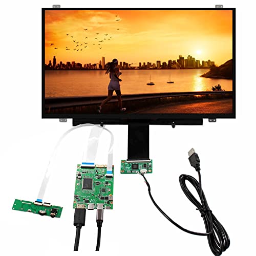 VSDISPLAY B140HAN01.1 1920 x 1080 IPS kapazitiver Touchscreen und USB C USB LCD Controller Board, 14 inch Wall-Mounted USB C Touch Monitor von VSDISPLAY