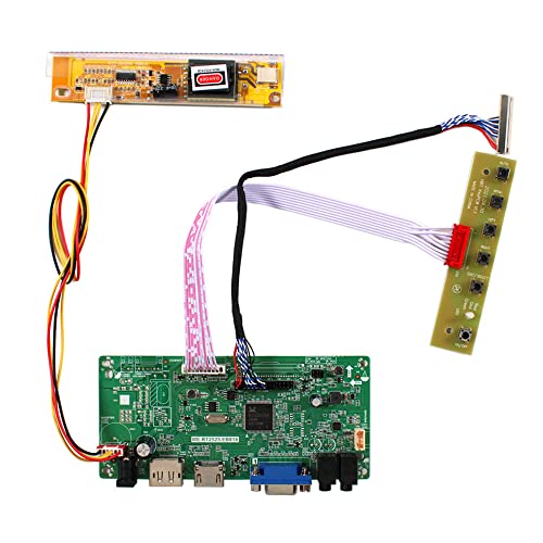 VSDISPLAY VGA DP LVDs Controller Board 30pin für 14" 15" 1024x768 QD14XL20 QD141X1LH12 LTN141XA LTN150XB N150XB QD15XL06 1CCFL LCD-Display von VSDISPLAY