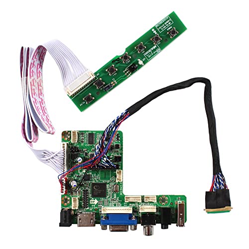 VSDISPLAY VGA USB AV LVDS Control Board VS-M53V2.0 für 15,6 Zoll 17,3 Zoll 1920x1080 N156HGE-L11 N173HGE-L21 LP173WF1 B173HW01 40pin WLED LCD Screen von VSDISPLAY