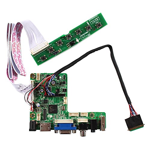 VSDISPLAY VGA USB AV LVDs Control Board VS-M53V2.0 für 14,6 Zoll 1366x768 40pin LTN156AT02 LTN156AT09 LP156WH3 N156B6 B156XTN02.1 WLED LCD-Bildschirm von VSDISPLAY